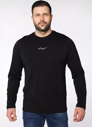Лонгслив мужской boss relaxed-fit handwritten logo hb-22002bl 2xl