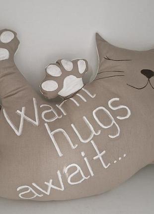 Інтерьерна подушка "кіт-муркот"