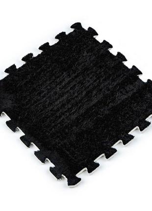 Пол-пазл плюшевый черный 30*30*1cm (d) sw-00002078