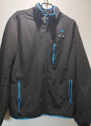 Куртка в розмірі l-xl в чорному кольорі