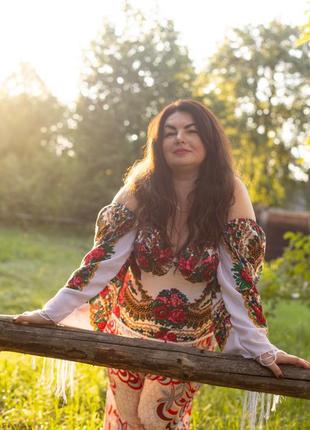 Корсет с национальными мотивами