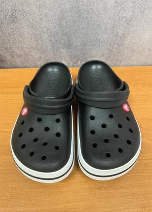 Уценка! женские кроски vertes crocs crocband black
