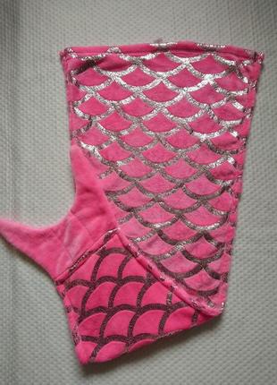 Плед хвост русалки детский на 7 лет