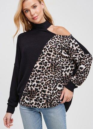 Свитер с леопардовым принтом river island
