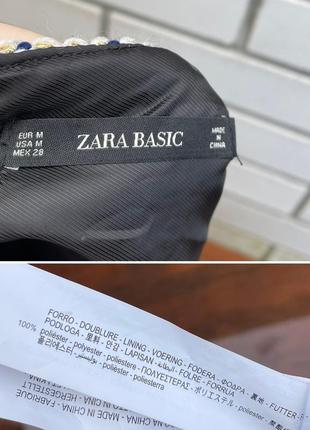 Твидовое платье-жилетка в клетку zara
