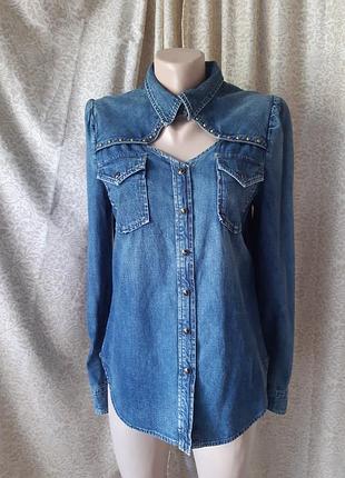 Джинсова сорочка 100104 2
