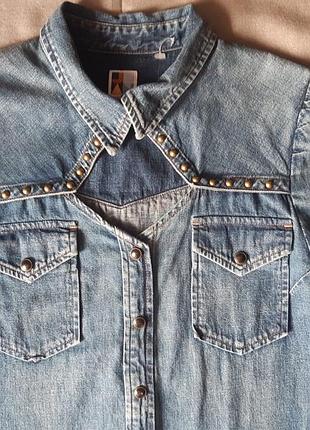 Джинсова сорочка 100104 4