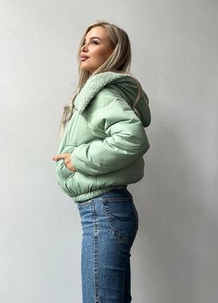Стильна укорочена курточка демiсезонна куртка (6 кольорiв)