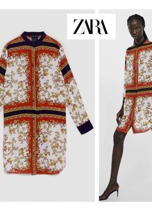Zara женское платье в этно стиле, размер м
