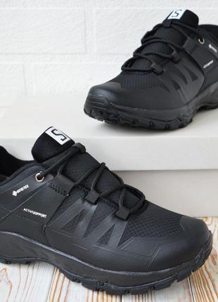 Кроссовки Snowleather salomon термо