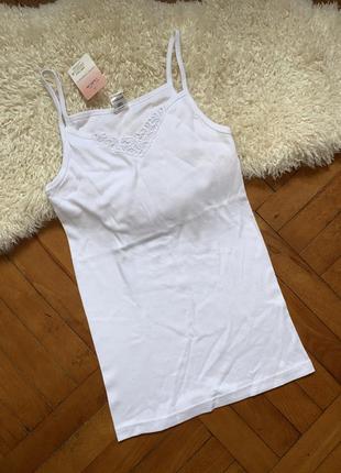 Хлопковая бельевая майка