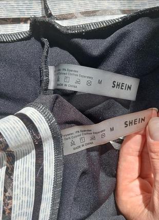 Класний чорний комплект в рубчік труси і топ🐆 shein2 фото