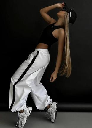 Топ💯 штаны плащевка cargo на фиксаторах