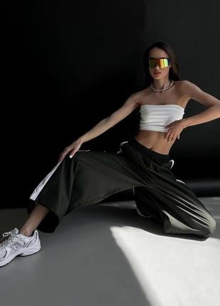 Топ💯 штаны плащевка cargo на фиксаторах