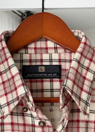Байкова сорочка в клітинку authentic wear3 фото