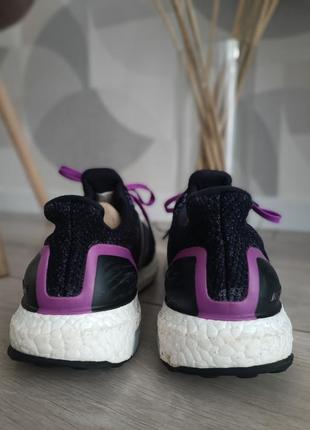 Кроссовки черно-фиолетовые adidas ultraboost running4 фото