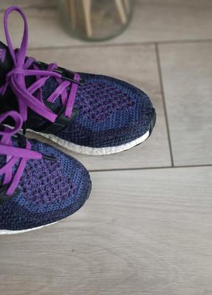 Кроссовки черно-фиолетовые adidas ultraboost running3 фото
