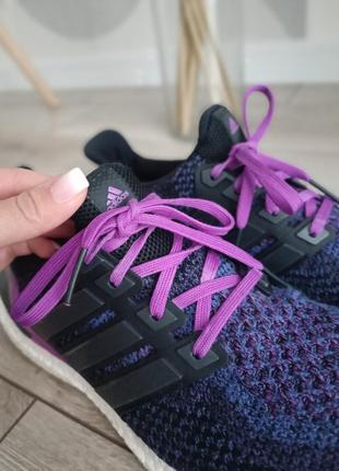 Кроссовки черно-фиолетовые adidas ultraboost running5 фото