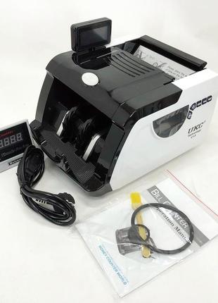 Рахунковая машинка для денег, счетчик банкнот bill counter gr-6200 с детектором uv, проверять деньги