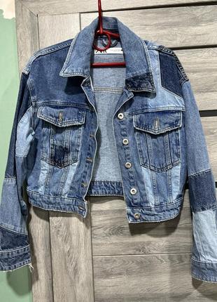 Джинсова куртка zara