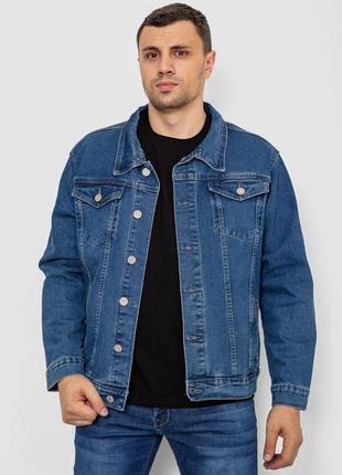 Куртка чоловіча джинсова, колір синій, 244rma1005