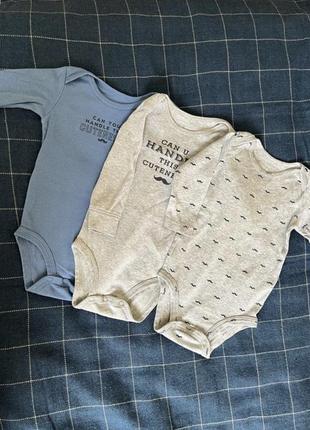 Боди на длинный рукав carters для мальчика