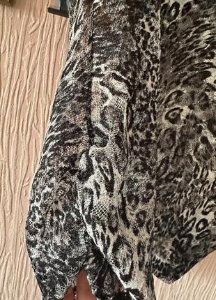 Майка туника лонгслив tally weijl с леопардовым принтом2 фото