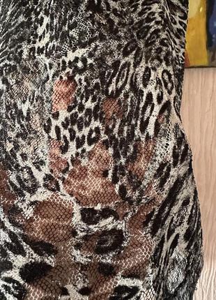 Майка туника лонгслив tally weijl с леопардовым принтом5 фото