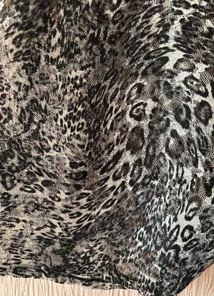 Майка туника лонгслив tally weijl с леопардовым принтом3 фото