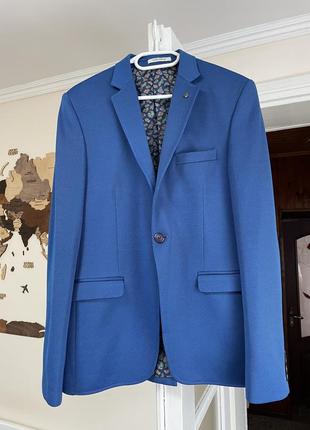 Мужской пиджак zara,пиджак zara синий