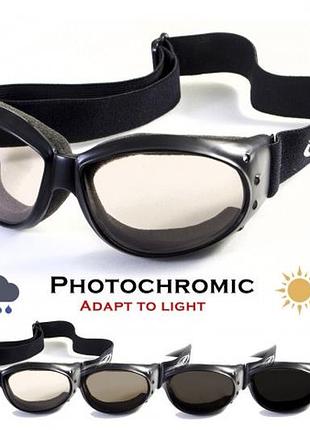 Очки защитные global vision eliminator photochromic (clear), прозрачные фотохромные