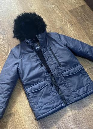 Зимняя куртка парка primark p.140 в красивом состоянии