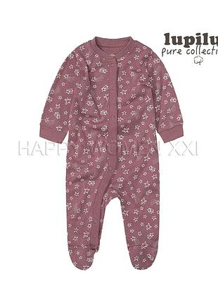 4-6 мес человечек трикотажный 68 см бодик комбинезон ромпер спальный боди слип пижама закрытые ножки