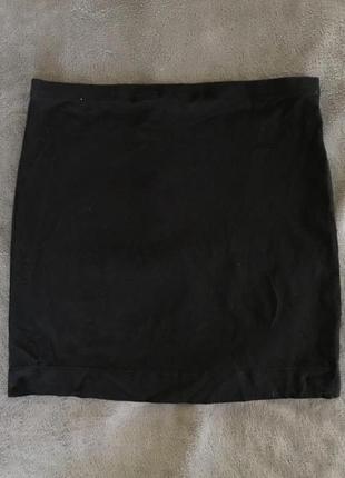 Черная мини юбка h&amp;m