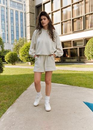 Світшот oversize з лляного трикотажу minted