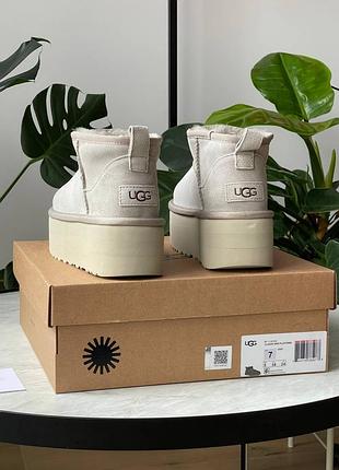 Ugg ultra mini platform light grey 7