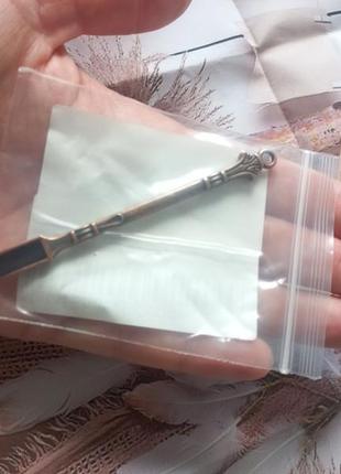 Мини-лопатка из нержавеющей стали, ложка для лекарств с отверстием для подвешивания,...