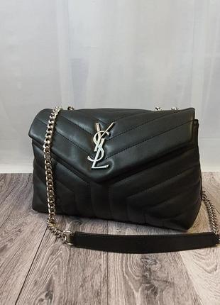 Шкіряна сумка в стилі ysl