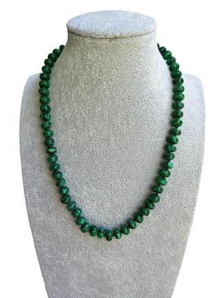 Бусы малахит 35117, 48 размер