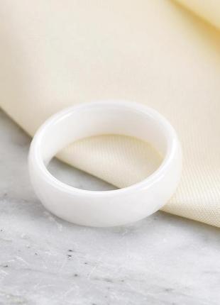 Керамическое кольцо с гранями3 фото