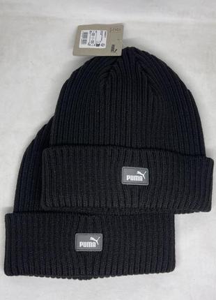 Шапка  ( оригінал) puma classic cuff beanie (024826-01
