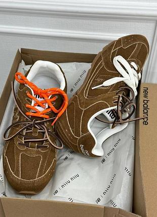 Коричневые келы в стиле миу миу