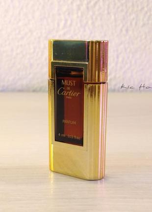 Cartier must de cartier parfum, миниатюра 4 ml - оригинал, винтаж