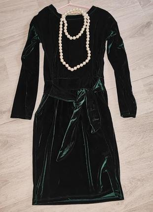 Сукня велюр
