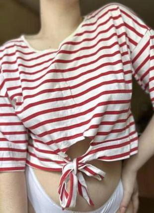 Футболка топ в полоску olko р.м