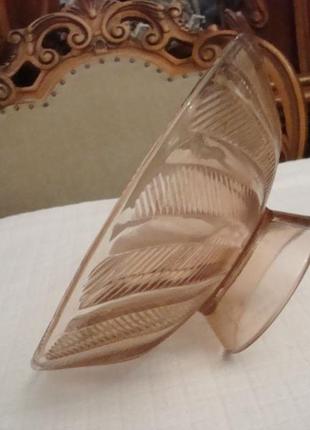 Фруктовница конфетница цветное стекло ссср