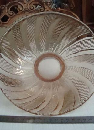 Фруктовница конфетница цветное стекло ссср