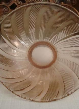 Фруктовница конфетница цветное стекло ссср