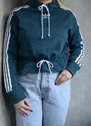 Укороченная кофта / худи adidas Spodnie cropped hoodie