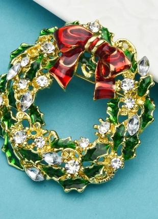 Брошка "віночок"